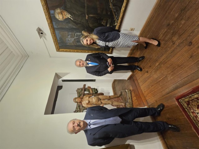 Visita á escultura "A Santa", de Asorey, no Museo Zorrilla de Montevideo